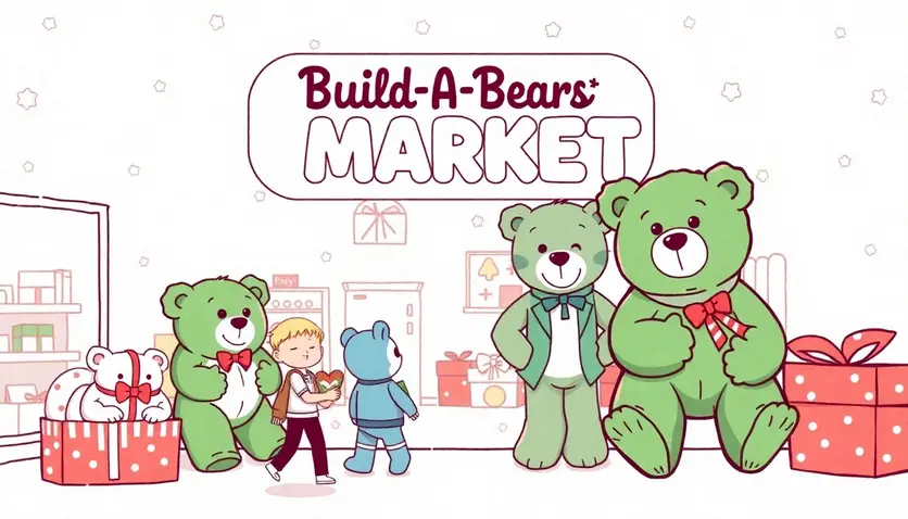 Image illustrant les concepts de bear market et Build-A-Bear.